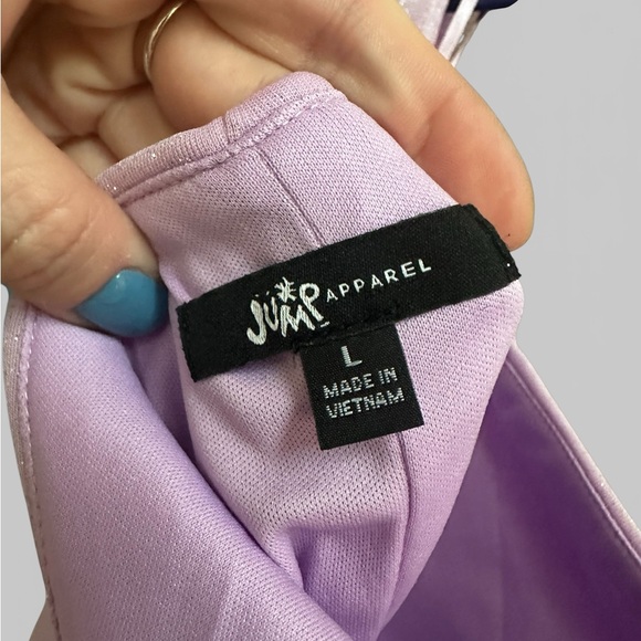 Jump Apparel Ruched Shimmer Mini Dress - Picture 7 of 8